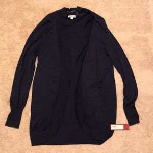 Merona navy cardigan